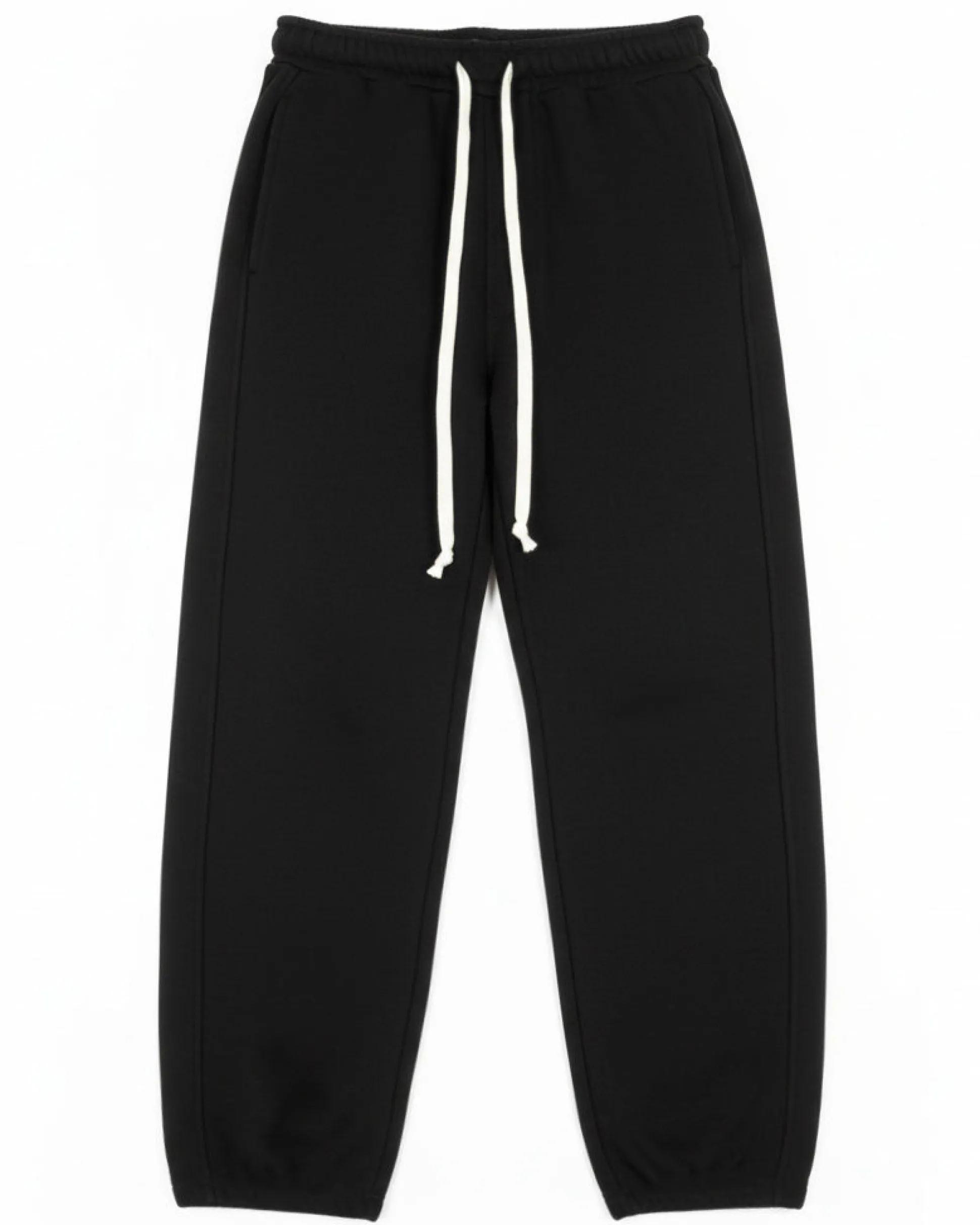 Pantaloni uomo tuta balloon fit cotone leggero pantalaccio japan baggy nero GIOSAL-P6441A