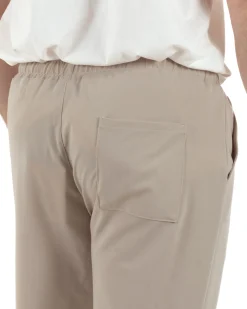 Pantaloni Viscosa Jogger Beige TCP1007A