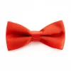 Papillon Farfalla Raso Uomo Unisex Cravattino Rosso Accessorio Elegante Cerimonia Casual Basic GIOSAL-CP1060A