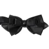 Papillon Uomo Unisex Con Punte Elegante Cerimonia Bicolore Tinta Unita Nero GIOSAL-CP1133A