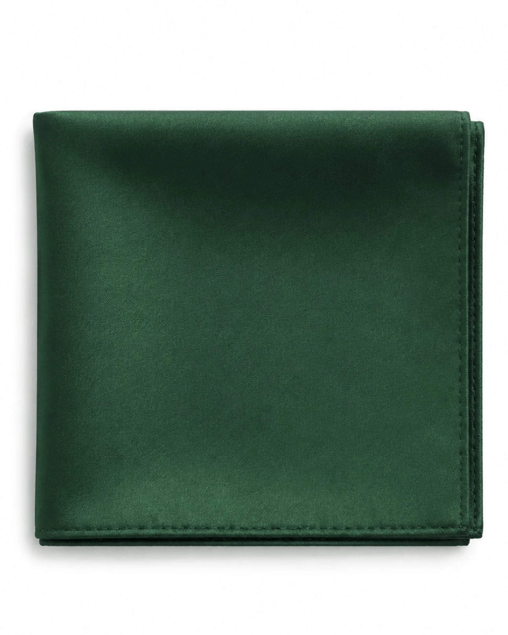 Pochette da taschino uomo unisex fazzoletto satinato tinta unita verde GIOSAL-FZ1001A