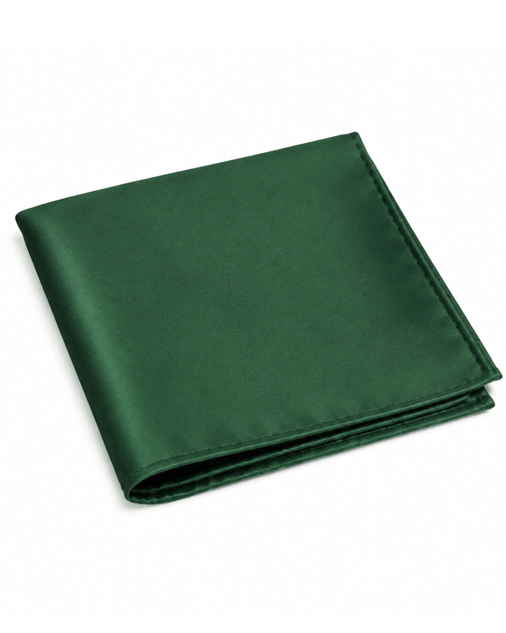 Pochette da taschino uomo unisex fazzoletto satinato tinta unita verde GIOSAL-FZ1001A