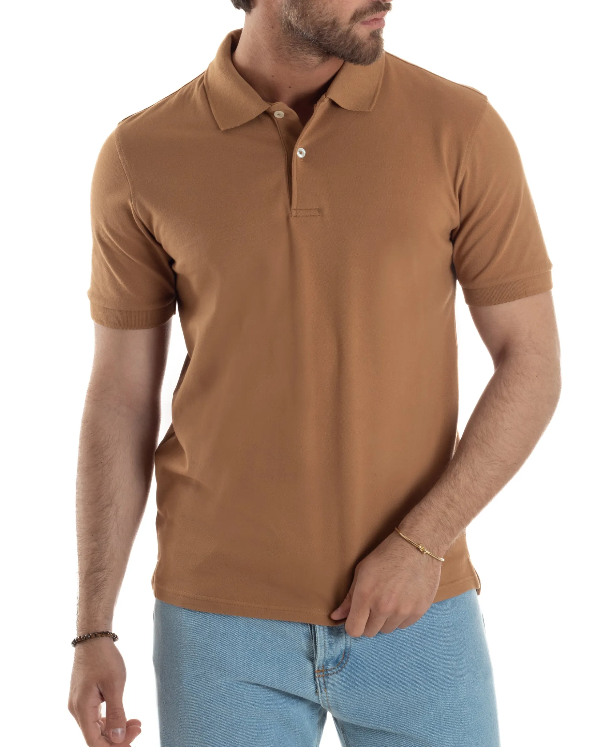 Polo Basic Cotone Tinta Unita TS3149A