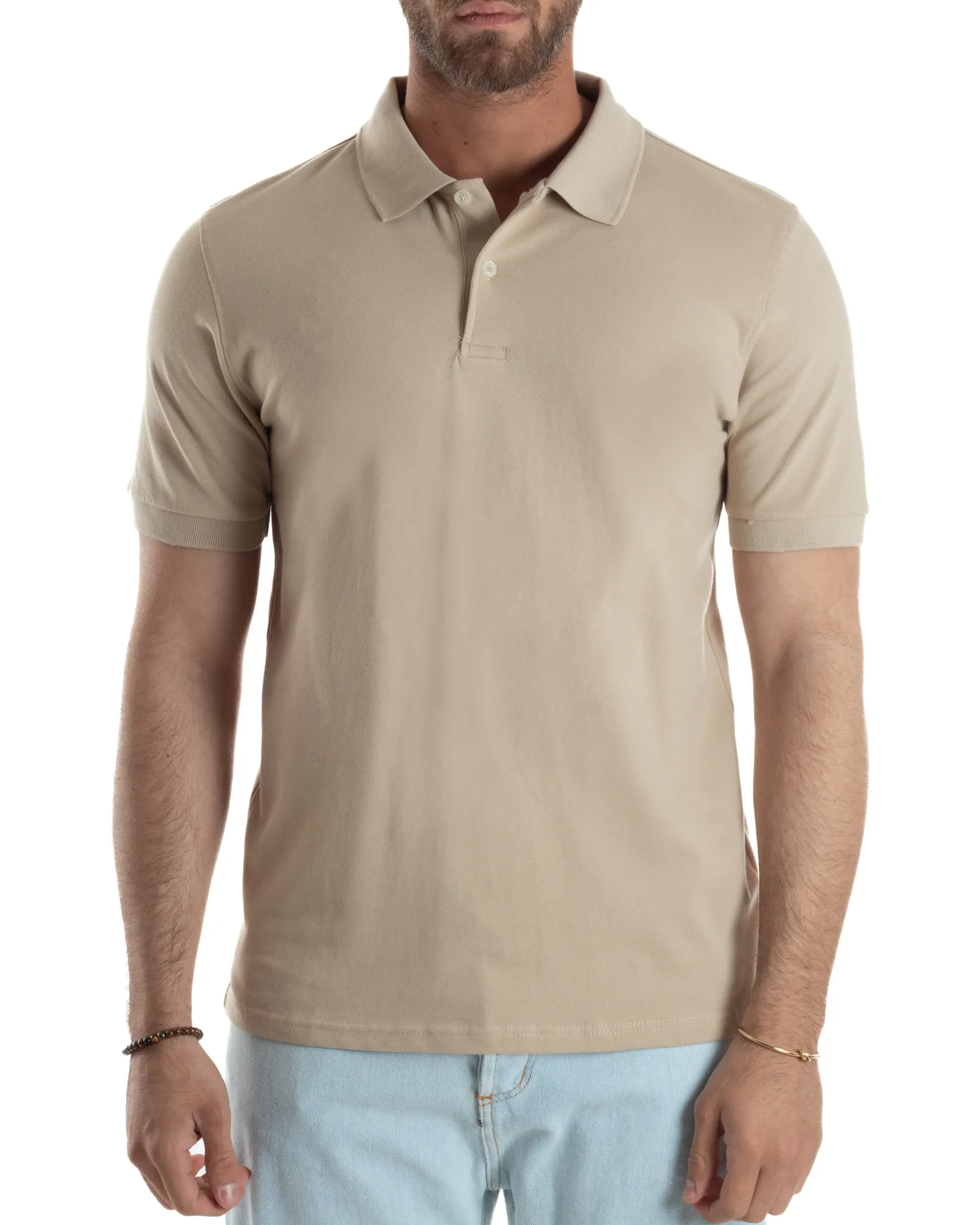 Polo Basic Cotone Tinta Unita TS3146A