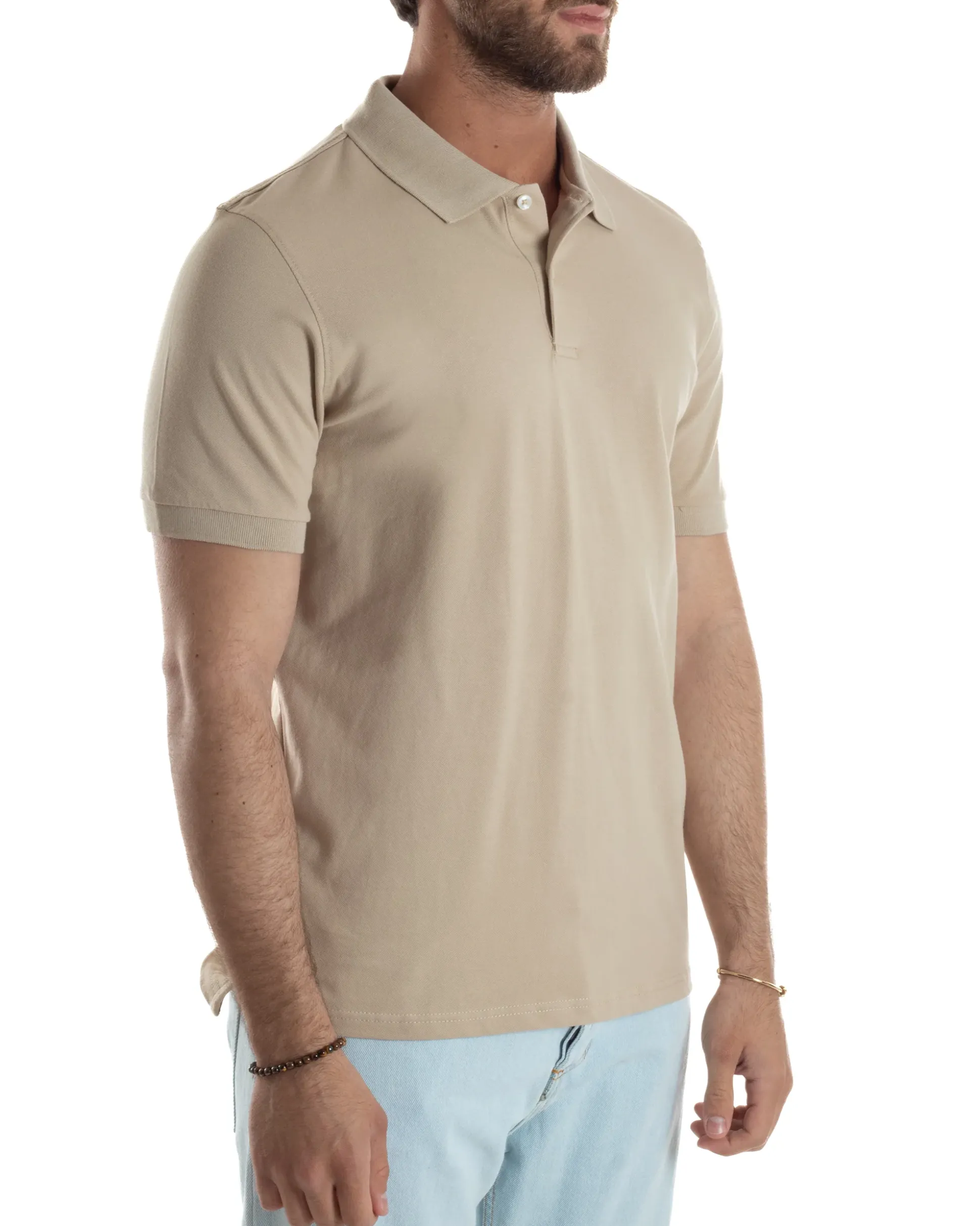 Polo Basic Cotone Tinta Unita TS3146A