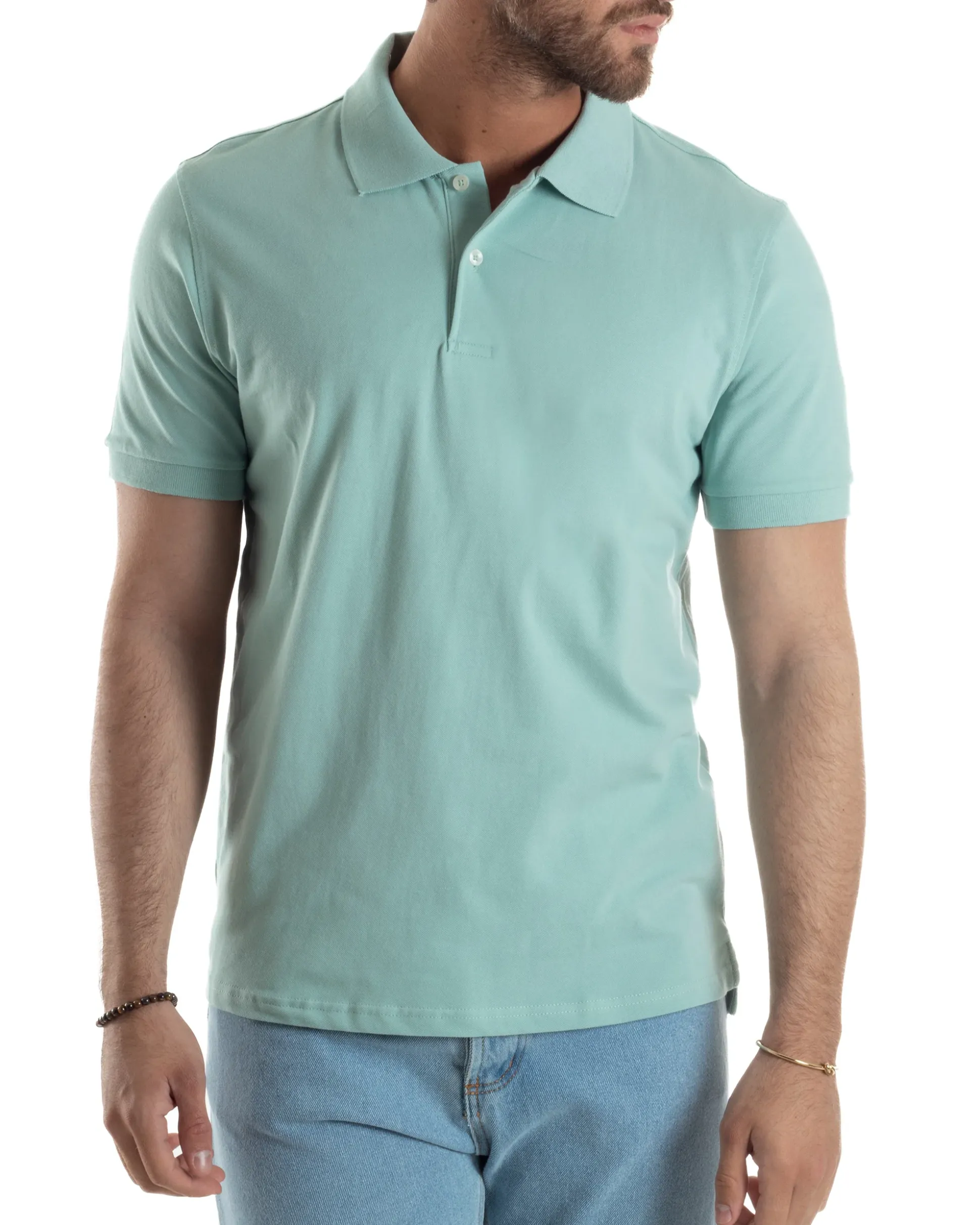 Polo Basic Cotone Tinta Unita TS3150A