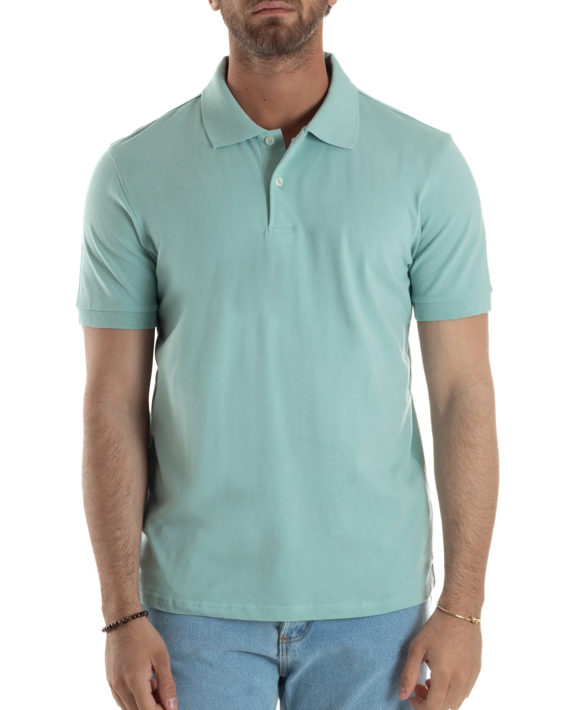 Polo Basic Cotone Tinta Unita TS3150A
