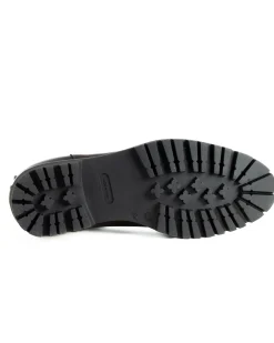 Scarpe Uomo Beatles Stivaletto Chelsea Pelle Fondo Gomma Roccia Marrone GIOSAL-S1294A