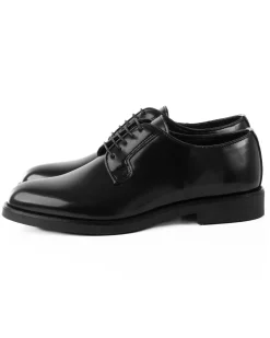 Scarpe Uomo Classiche Stringate Ecopelle Abrasivate Eleganti Cerimonia Derby Con Lacci Suola Di Gomma Casual Nero GIOSAL-S1277A
