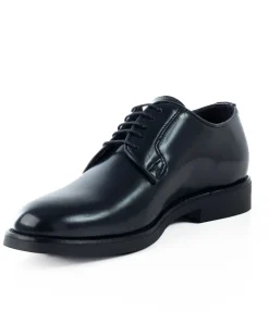 Scarpe Uomo Classiche Stringate Ecopelle Abrasivate Eleganti Cerimonia Derby Con Lacci Suola Di Gomma Casual Blu GIOSAL-S1278A