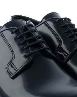 Scarpe Uomo Classiche Stringate Ecopelle Abrasivate Eleganti Cerimonia Derby Con Lacci Suola Di Gomma Casual Blu GIOSAL-S1278A