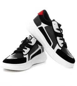 Scarpe Uomo Shoes Sneakers Sportiva Ecopelle Camoscio Nera GIOSAL-S1115A