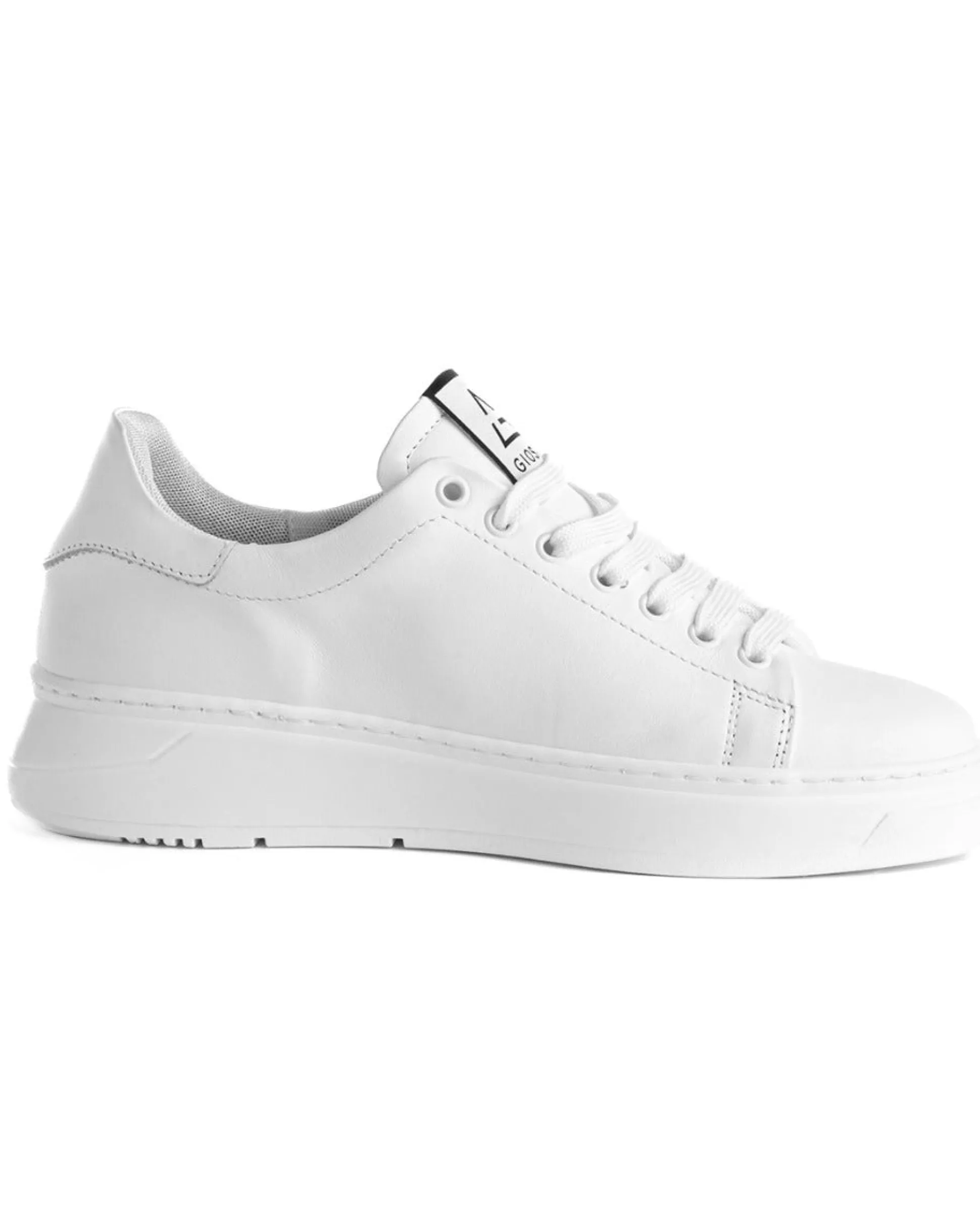 Scarpe Uomo Sneakers Bianche Ecopelle Basic Casual Eleganti Sportive GIOSAL-S1188A