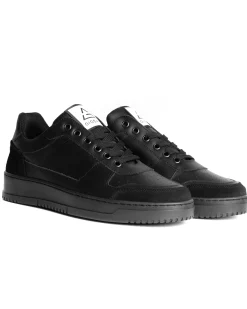 Scarpe Uomo Sneakers Ecopelle Camoscio Basic Nero Casual Sportive GIOSAL-S1253A