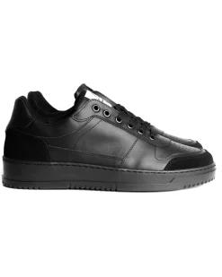 Scarpe Uomo Sneakers Ecopelle Camoscio Basic Nero Casual Sportive GIOSAL-S1253A