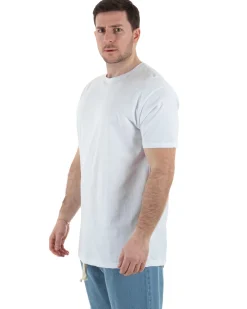 T-Shirt Cotone Basic Regular Fit Bianco TCTS1008A