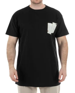 T-Shirt Cotone Taschino Regular Fit Nero TCTS1005A