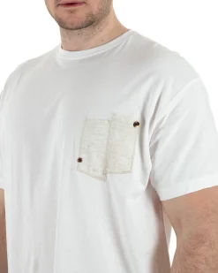 T-Shirt Cotone Taschino Regular Fit Bianco TCTS1004A