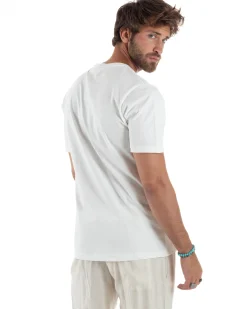 T-shirt Cotone Taschino Slim Fit TS3189A