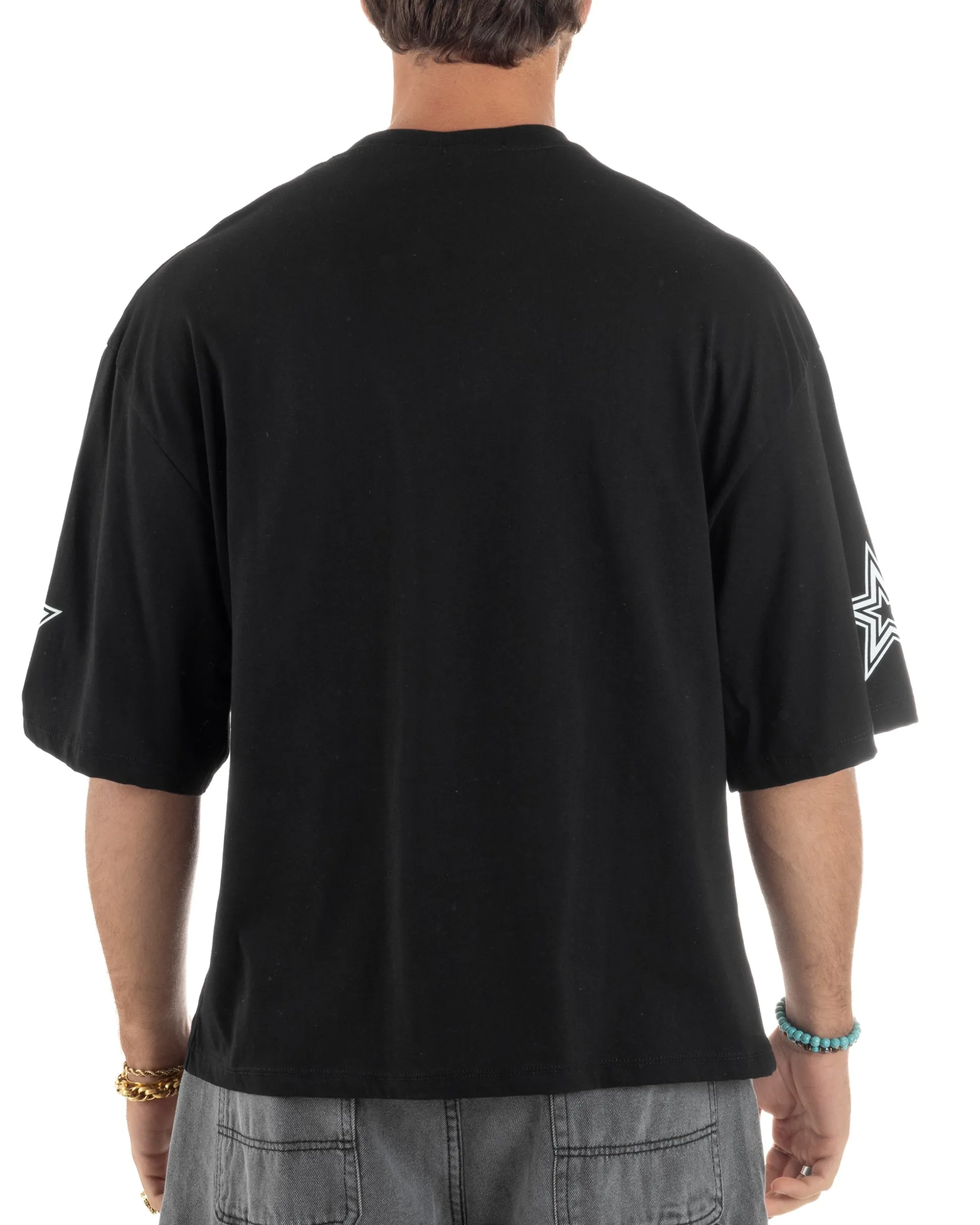 T-shirt Cropped Oversize Stampa TS3179A