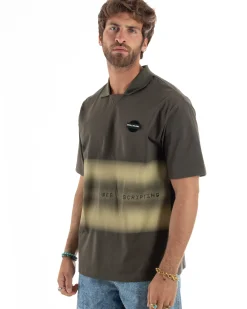 T-shirt Oversize Cotone Polo Sfumata TS3175A