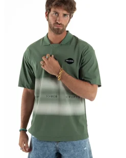 T-shirt Oversize Cotone Polo Sfumata TS3177A