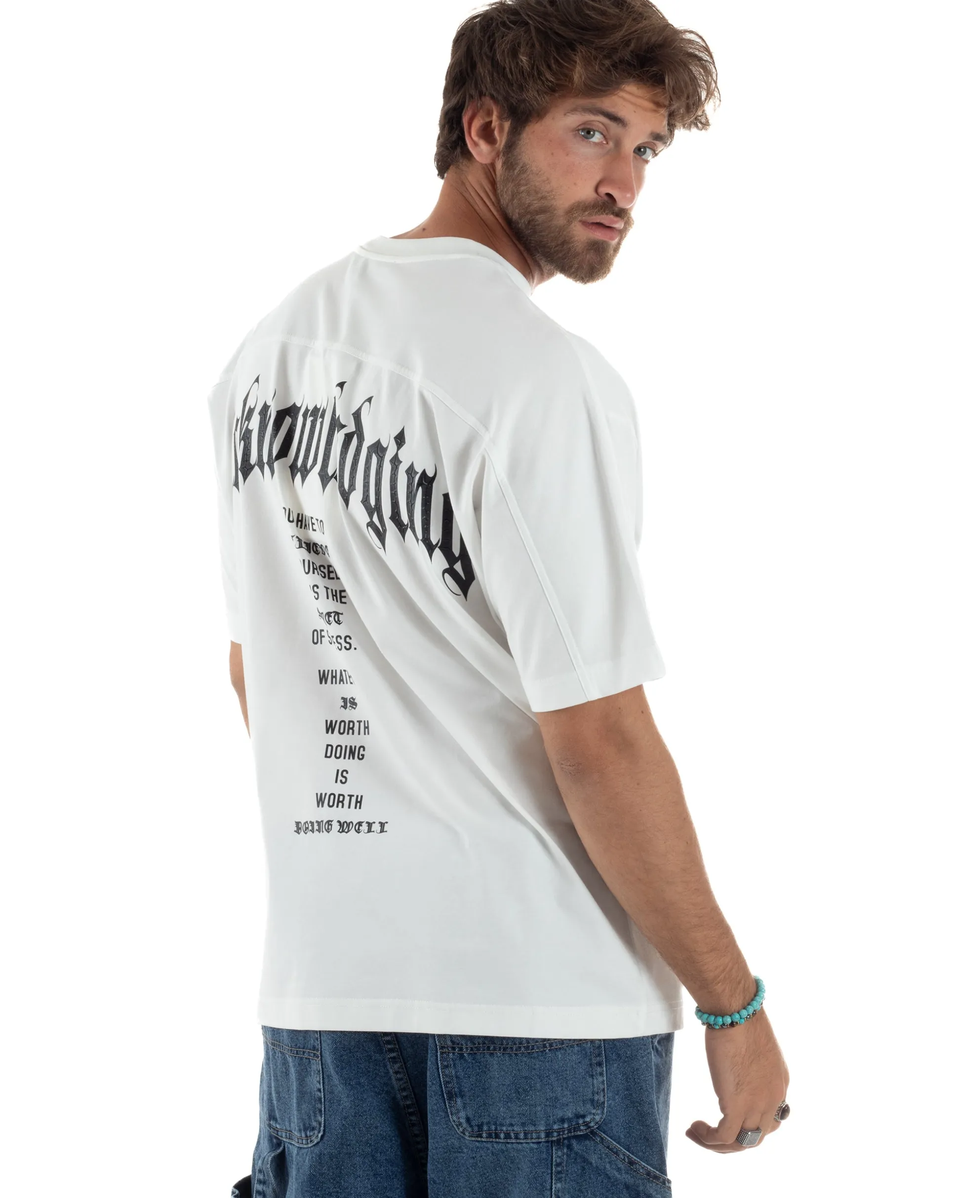 T-shirt Regular Fit Stampa Cotone TS3182A