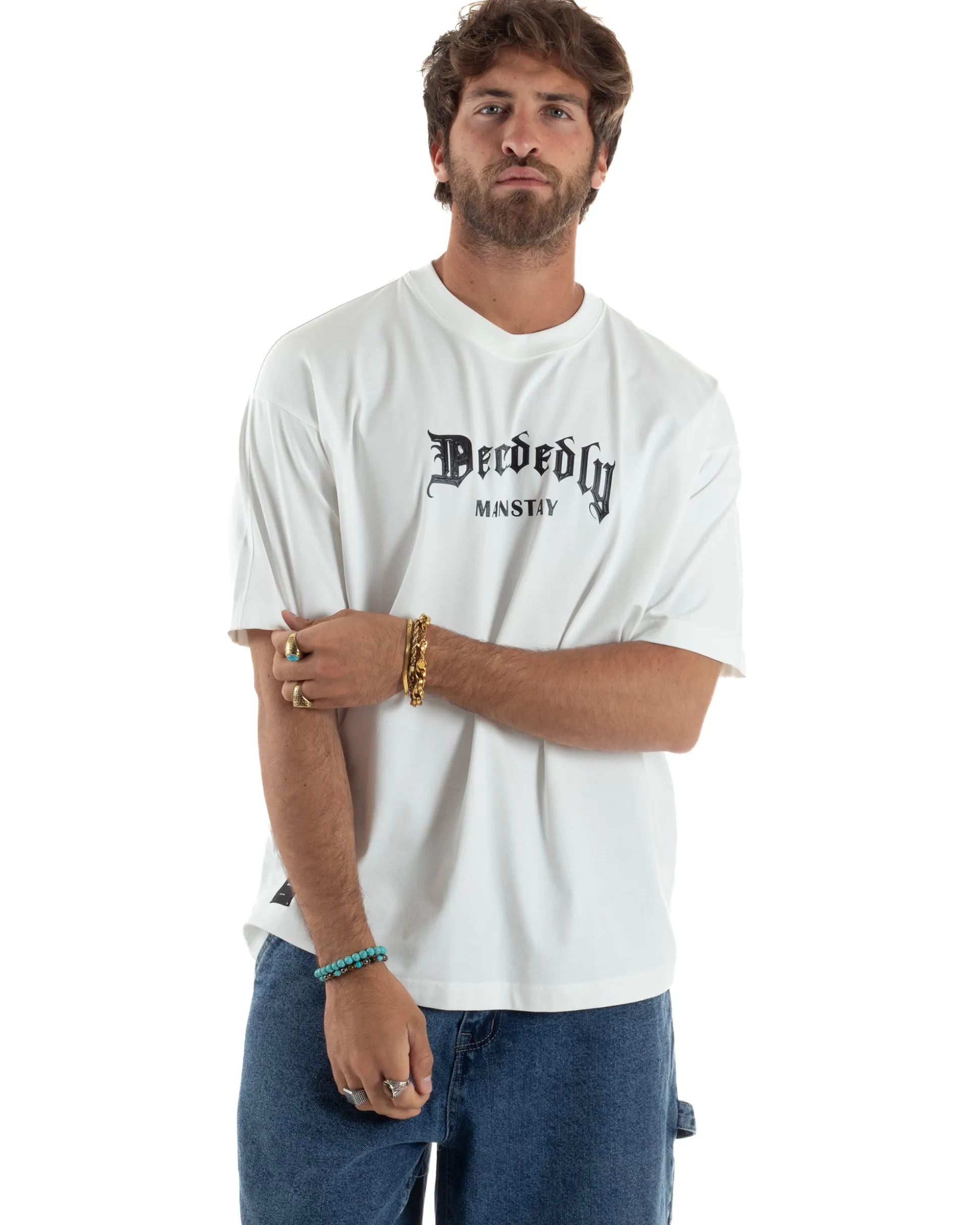 T-shirt Regular Fit Stampa Cotone TS3182A