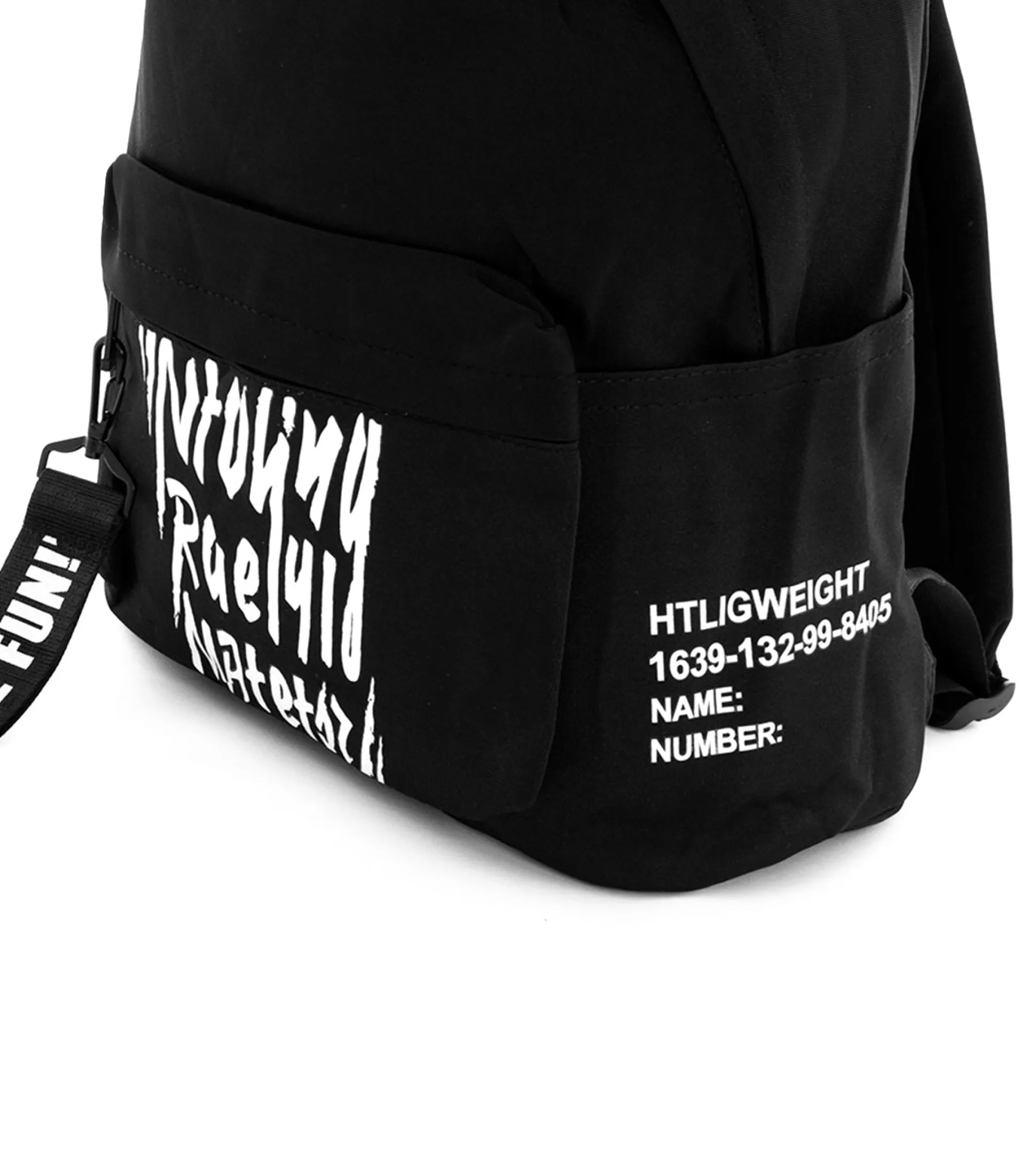 Zaino Zainetto Da Spalla Borsa Uomo Unisex Tessuto Nero GIOSAL-ZU1066A