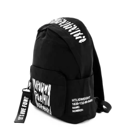 Zaino Zainetto Da Spalla Borsa Uomo Unisex Tessuto Nero GIOSAL-ZU1066A